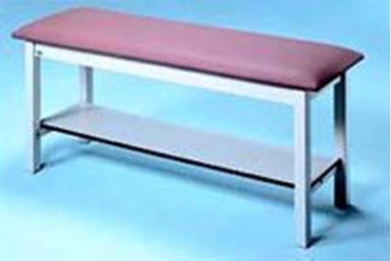 H-Brace Trmt Table W-Shelf 27x72x31  w-Adj Bkrst Nose Cut