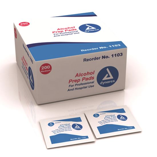 Alcohol Prep Pads- Bx-100 Medium Sterile