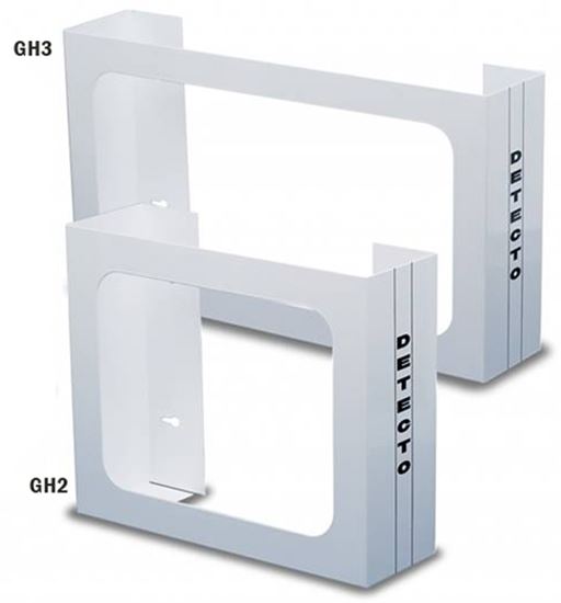 Glove Box Holder  Wall Mount Holds 2 Boxes White