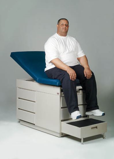 Bariatric Deluxe Exam Table Steel  600 Lb. Capacity