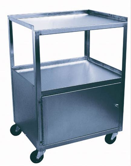 Cabinet Cart  St-S 2-Shelf Single Locking