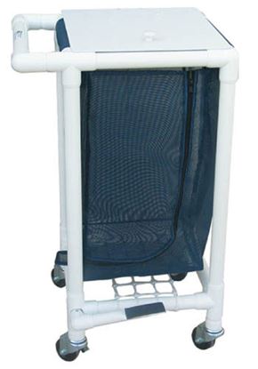 PVC Tubing Single Bag Hamper w. Foot Pedal 26.75 L x 22.5 W